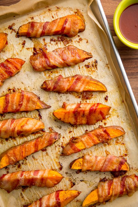 Bacon-Wrapped Sweet Potato Fries Recipe