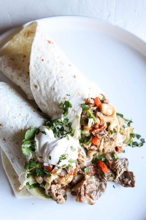 Cheesesteak Burrito Vertical