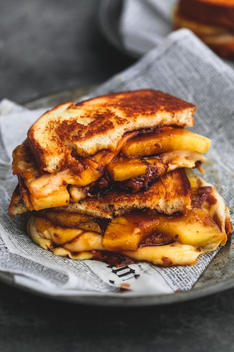 Hawaii Grilled Cheese Vertical