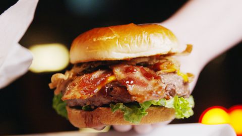 บาร์บีคิว Burger Horizontal