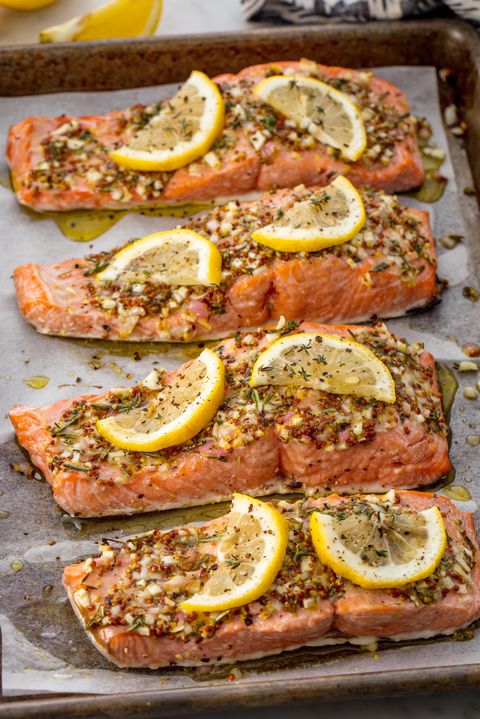 Broiled Salmon Vertical