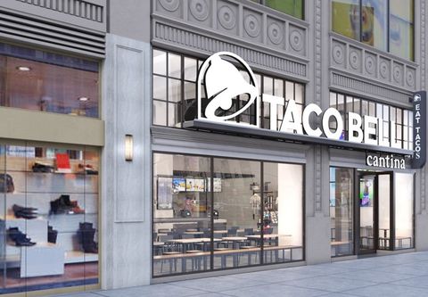 Taco Bell napoveduje veliko širitev Cantinas in NYC Restavracije
