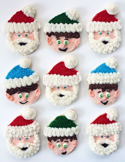 Santa & Elf Sugar Cookies