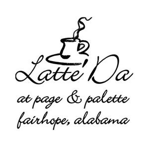  owners of Page & Palette, a bookstore, can't take credit for writing the name of their store's coffee shop. That honor goes to one of their patrons, a naming contest winner who received a $25 gift certificate to the store. 