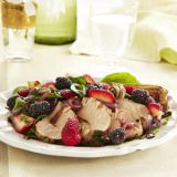 balsamico Roasted Pork with Berry Salad