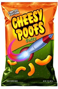 สินค้า image of cheesy poofs from South Park