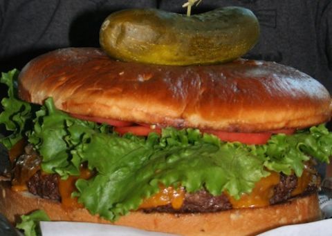 8 pound burger