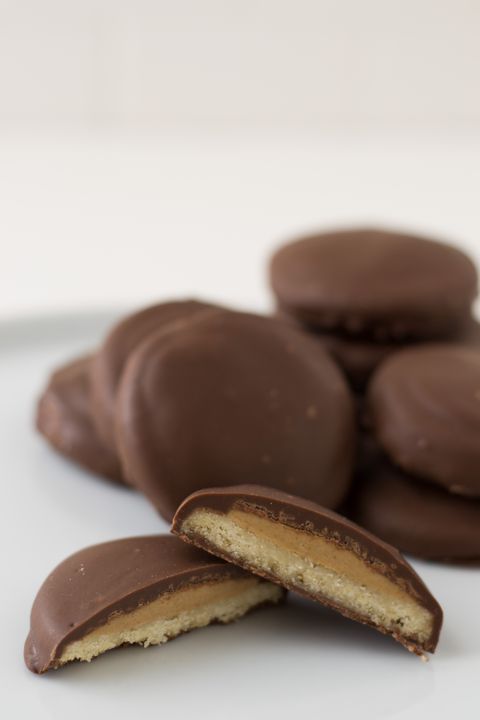 çikolata coated peanut butter cookies