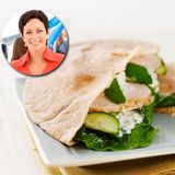 Ellie kriegers greek salad pitas