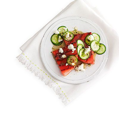 grilovaný watermelon salad