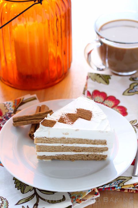 chai cake with swiss meringue buttercream