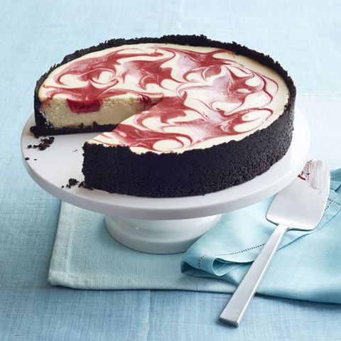 tranbär swirl cheesecake