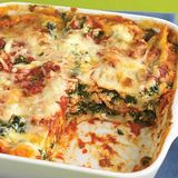 špenát and prosciutto lasagna