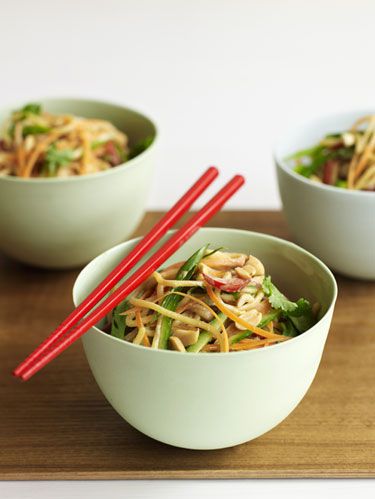 sesam peanut noodles