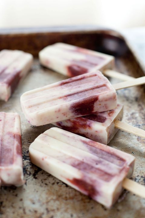 med roasted fig and goat cheese popsicles