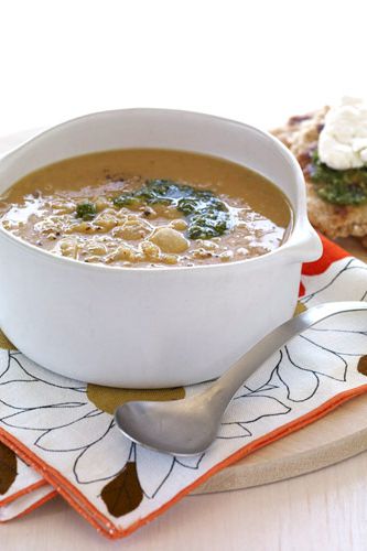 มะนาว red lentil soup with cilantro