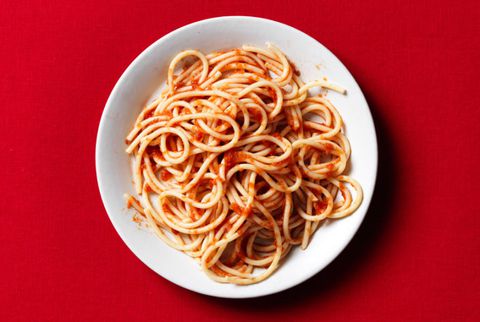 รวดเร็ว tomato sauce with pasta