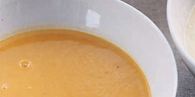 หวาน corn puree soup