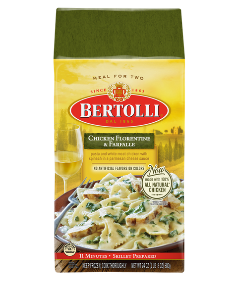 Bertolli: Chicken Florentine & Farfalle