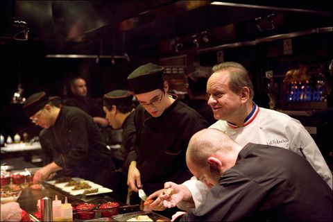 Şef Joel Robuchon opens 'The Mansion' and 'L'Atelier', two new restaurants at the MGM Grand in Las Vegas, United States on October 27th, 2005.