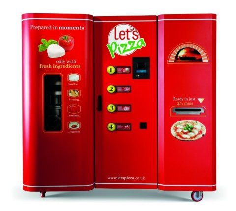 Bu Vending Machine, Üç Dakikadan Daha Azında Ev Yapımı Pizza Yapacak