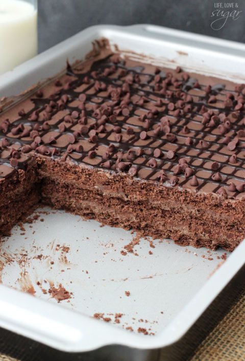 choklad icebox cake