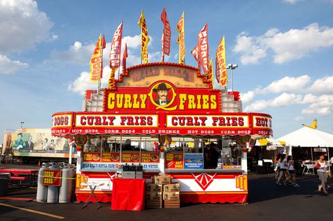 ป่า Bill's Curly Fries at the State Fair