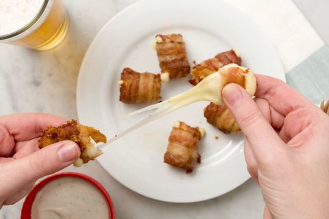 Mozzarella-Fyllda Bacon