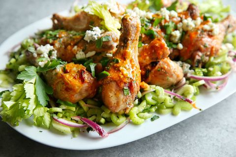 byvol Chicken Drumsticks with Celery Salad Recipe