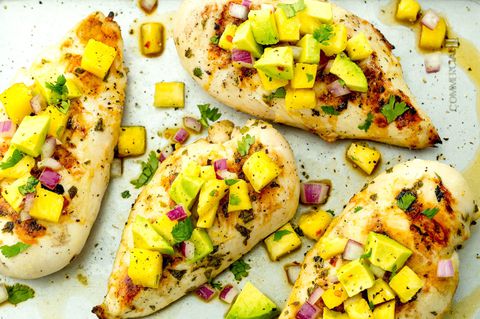 Grillad Honey-Lime Chicken with Pineapple Salsa Recipe