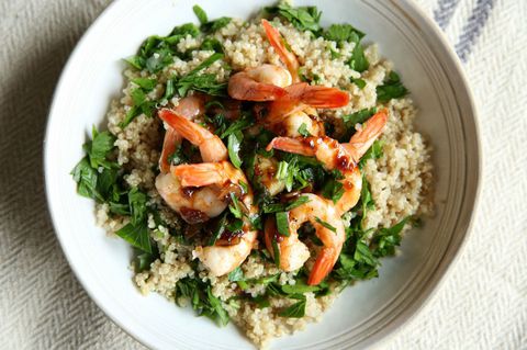 Balsamico-Presklené Shrimp with Quinoa Recipe