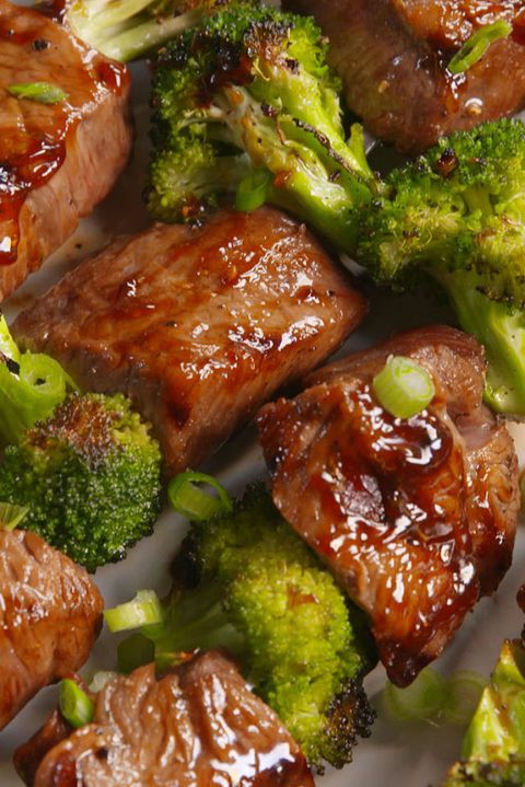 เนื้อวัว & Broccoli Kebabs Vertical