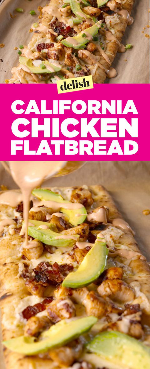 Kalifornia Chicken Flatbread Pinterest