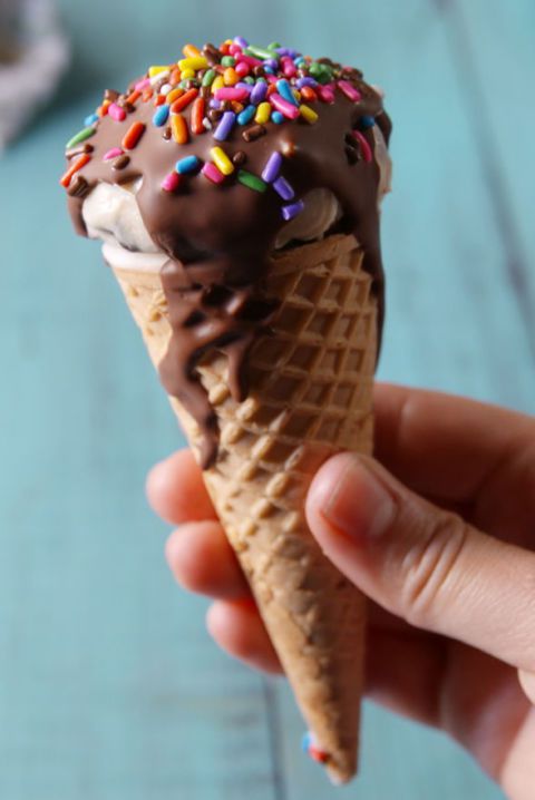 kaka dough ice cream cone