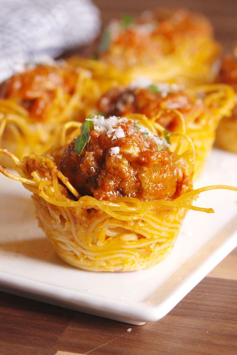 Špageti & Meatball Bites