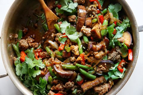 Vitlök Sriracha Pork Stir Fry