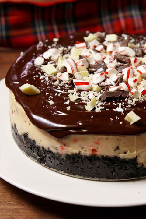 Herşey we want for Christmas is cheesecake. Get the recipe from Delish.