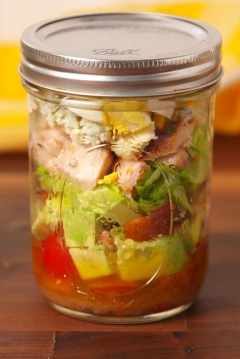 Cobb Salad In A Jar