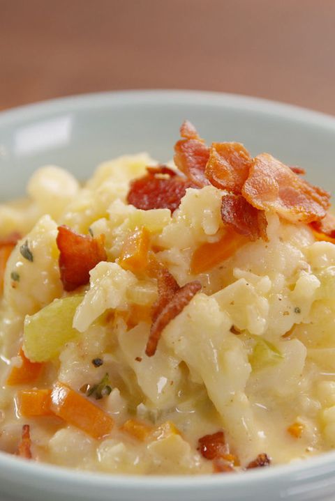 Bacon Cauliflower Chowder Vertical