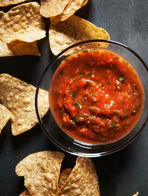 สด Tomato Salsa Vertical