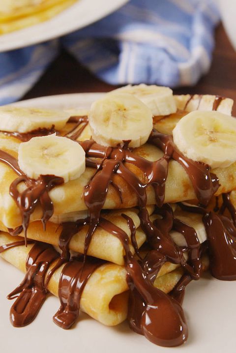 ช็อคโกแลต Banana Crepes