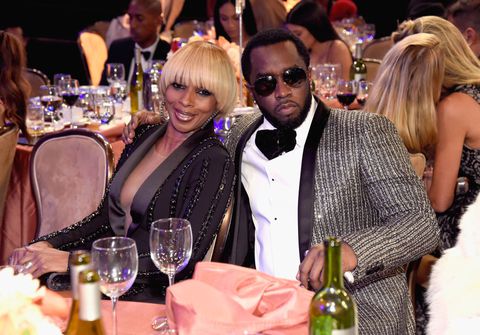 Sean Combs and Mary J Blige