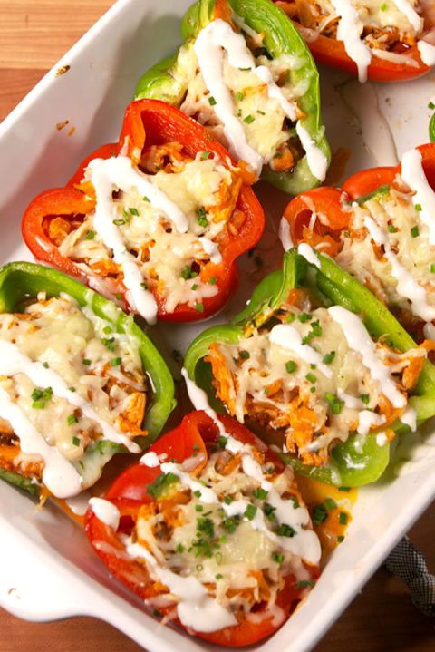 ควาย Chicken Stuffed Peppers