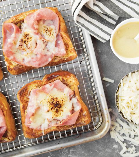 Fransızca Toast Ham and Cheese Sandwiches Vertical