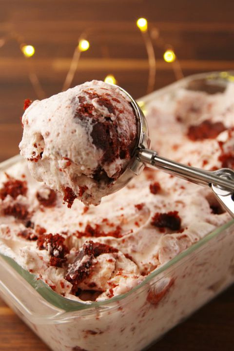 Röd Velvet Ice Cream