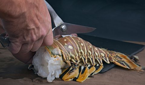rezanje lobster tail