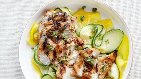 kokulu Grilled Chicken and Zucchini Recipe