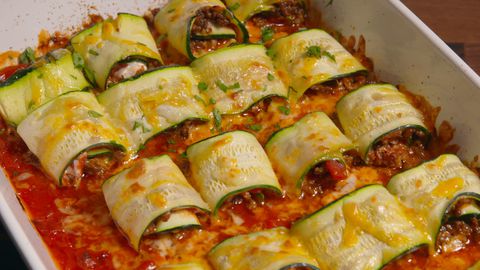 Zucchini Taco Roll-Ups Horizontal Group