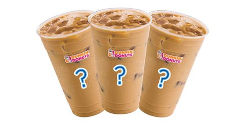Dunkin ‘Donuts’ Iced Coffee Flavours’ın tümü