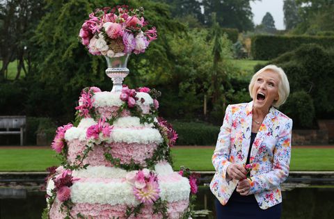 mary Berry Opens RHS Wisley Flower Show